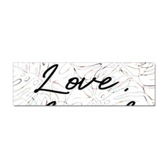 Live Love Laugh Monsteras Sticker (bumper) by ConteMonfrey