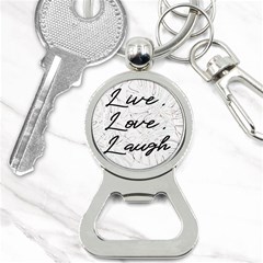 Live Love Laugh Monsteras Bottle Opener Key Chain by ConteMonfrey