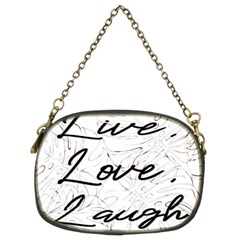 Live Love Laugh Monsteras Chain Purse (two Sides) by ConteMonfrey