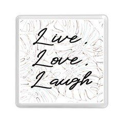 Live Love Laugh Monsteras Memory Card Reader (square) by ConteMonfrey