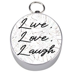 Live Love Laugh Monsteras Silver Compasses by ConteMonfrey