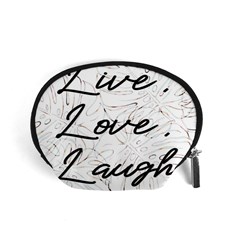 Live Love Laugh Monsteras Accessory Pouch (small) by ConteMonfrey