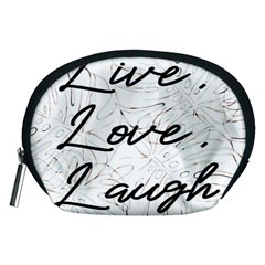 Live Love Laugh Monsteras Accessory Pouch (medium) by ConteMonfrey