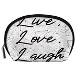 Live Love Laugh Monsteras Accessory Pouch (Large) Front