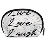 Live Love Laugh Monsteras Accessory Pouch (Large) Back