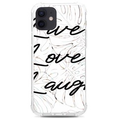 Live Love Laugh Monsteras Iphone 12/12 Pro Tpu Uv Print Case by ConteMonfrey