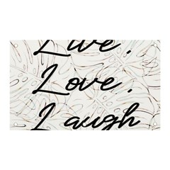 Live Love Laugh Monsteras Banner And Sign 5  X 3  by ConteMonfrey