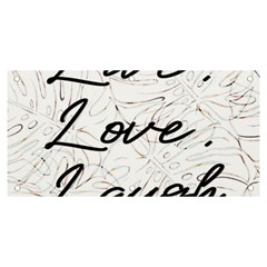 Live Love Laugh Monsteras Banner And Sign 6  X 3  by ConteMonfrey