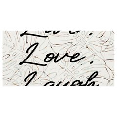 Live Love Laugh Monsteras Banner And Sign 8  X 4  by ConteMonfrey