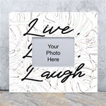 Live Love Laugh Monsteras White Wall Photo Frame 5  x 7  Front