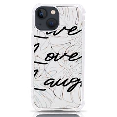 Live Love Laugh Monsteras Iphone 13 Mini Tpu Uv Print Case by ConteMonfrey