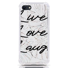 Live Love Laugh Monsteras Iphone Se by ConteMonfrey