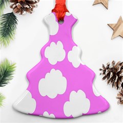 Purple Clouds Ornament (christmas Tree) 