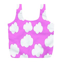 Purple Clouds Full Print Recycle Bag (l) by ConteMonfrey