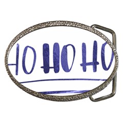 Ho Ho Ho! Christmas Minimalist Belt Buckles