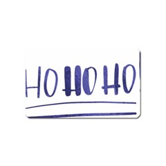 Ho Ho Ho! Christmas Minimalist Magnet (name Card)