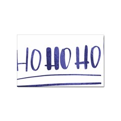 Ho Ho Ho! Christmas Minimalist Sticker Rectangular (10 Pack)