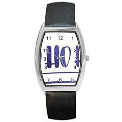 Ho Ho Ho! Christmas Minimalist Barrel Style Metal Watch