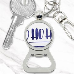 Ho Ho Ho! Christmas Minimalist Bottle Opener Key Chain