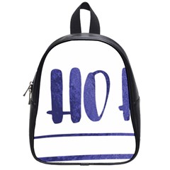 Ho Ho Ho! Christmas Minimalist School Bag (small)