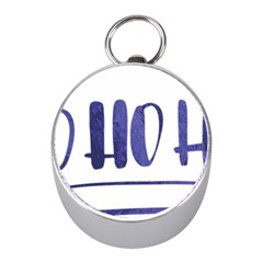 Ho Ho Ho! Christmas Minimalist Mini Silver Compasses