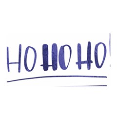 Ho Ho Ho! Christmas Minimalist Satin Wrap 35  X 70 