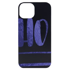 Ho Ho Ho! Christmas Minimalist Iphone 14 Black Uv Print Case