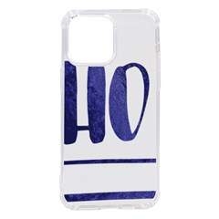 Ho Ho Ho! Christmas Minimalist Iphone 14 Pro Max Tpu Uv Print Case