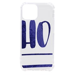 Ho Ho Ho! Christmas Minimalist Iphone 13 Mini Tpu Uv Print Case