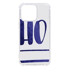 Ho Ho Ho! Christmas Minimalist Iphone 13 Pro Tpu Uv Print Case