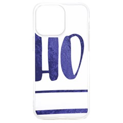 Ho Ho Ho! Christmas Minimalist Iphone 15 Plus Tpu Uv Print Case