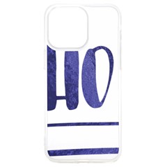 Ho Ho Ho! Christmas Minimalist Iphone 15 Pro Max Tpu Uv Print Case