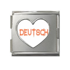 Deutsch Mega Link Heart Italian Charm (18mm) by ConteMonfrey