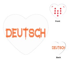 Deutsch Playing Cards Single Design (heart)