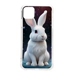 White bunny iPhone 11 Pro Max 6.5 Inch TPU UV Print Case Front