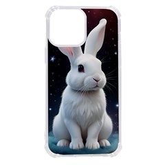 White Bunny Iphone 13 Pro Max Tpu Uv Print Case by AIDreaming