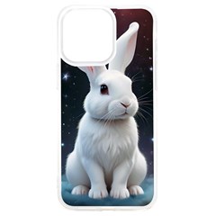 White Bunny Iphone 15 Pro Max Tpu Uv Print Case by AIDreaming