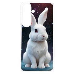 White Bunny Samsung Galaxy S24 6 2 Inch Tpu Uv Case by AIDreaming