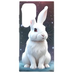 White Bunny Samsung Galaxy S24 Ultra 6 9 Inch Black Tpu Uv Case by AIDreaming