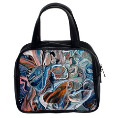 Blue Islands Classic Handbag (two Sides) by kaleidomarblingart