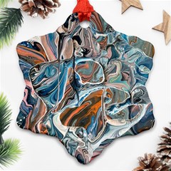 Blue Islands Snowflake Ornament (two Sides)