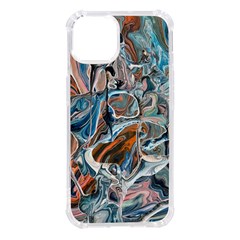 Blue Islands Iphone 14 Tpu Uv Print Case by kaleidomarblingart