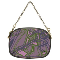 Vibrant Collage Vibes Print Chain Purse (two Sides)