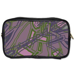 Vibrant Collage Vibes Print Toiletries Bag (two Sides)