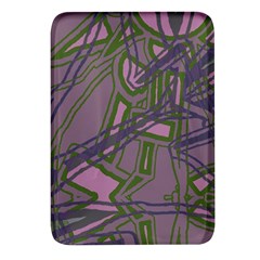 Vibrant Collage Vibes Print Rectangular Glass Fridge Magnet (4 Pack) by dflcprintsclothing