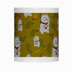 Super Lucky Cat White Mug Center