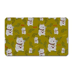 Super Lucky Cat Magnet (rectangular)