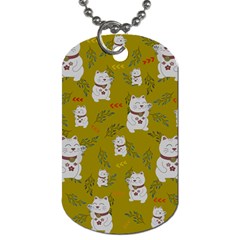 Super Lucky Cat Dog Tag (one Side)