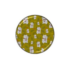 Super Lucky Cat Hat Clip Ball Marker (4 Pack)