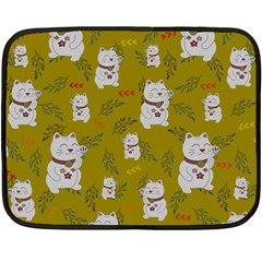 Super Lucky Cat Two Sides Fleece Blanket (mini)